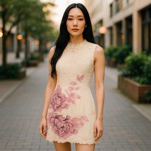 Solaris Style Romper Dress Fit and Flare small 0-2 - Picture 1 of 13